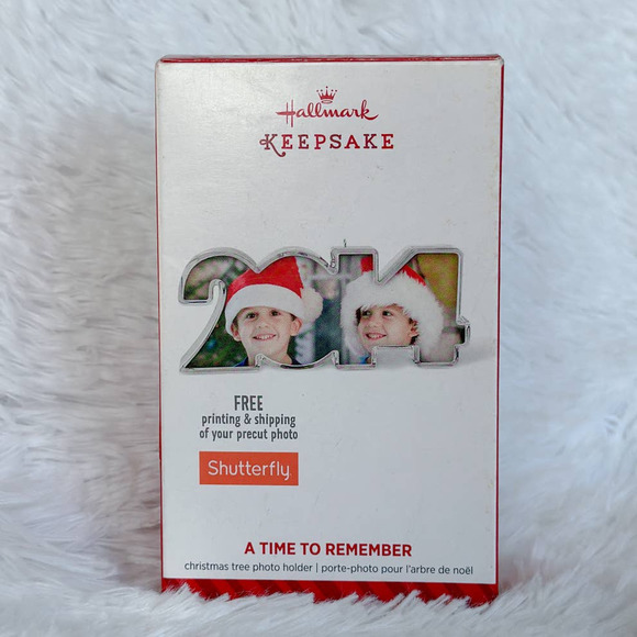 Hallmark Other - 2014 Hallmark Ornament A Time To Remember Christmas Tree Photo Holder